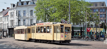 Historische Straßenbahn in Antwerpen