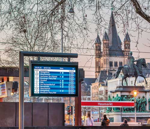 Beispielhafte Visualisierung einer Mobilitätsstation